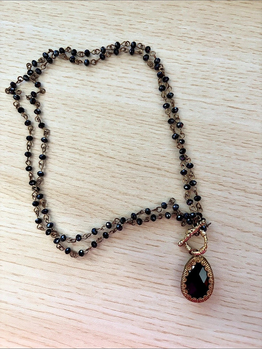 Black & Gold Statement Necklace